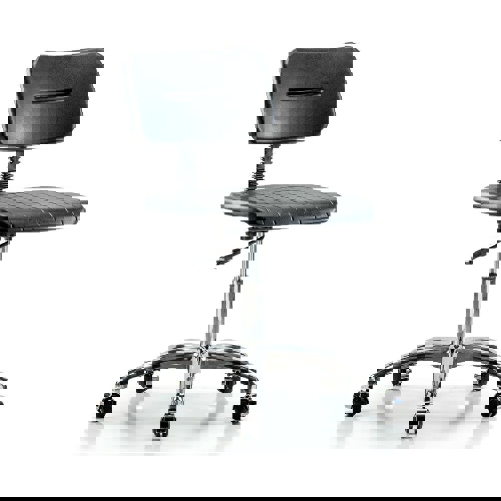 Task Chair: Polyurethane, Black